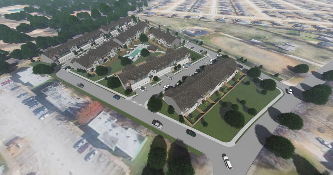 Commercial Real Estate Development Projects Pioneer Realty Capital Oaks Of Kennedale Townhomes Texas